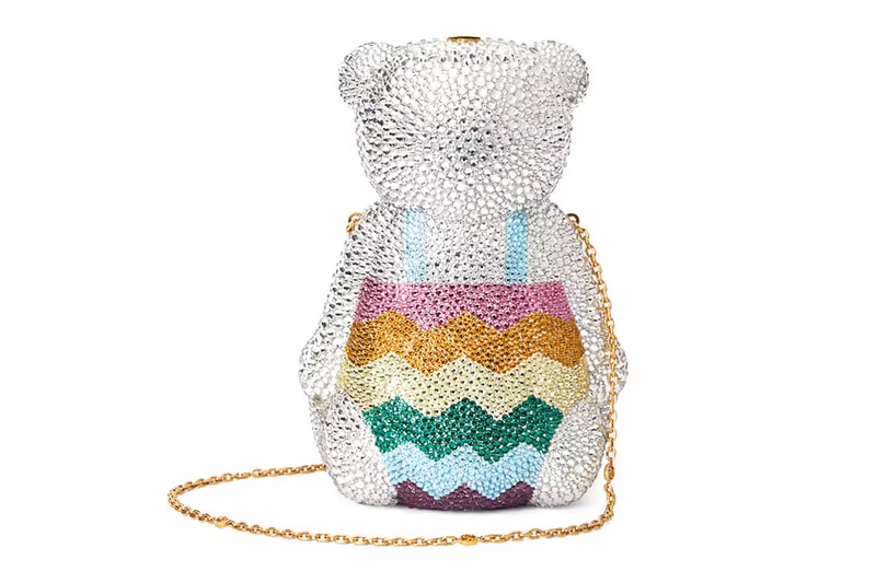 Gucci Teddy bear-shaped shoulder bag GG Brass Silver Crystal Rhinestoned Alessandro Michele £35,130 GBP Release Information