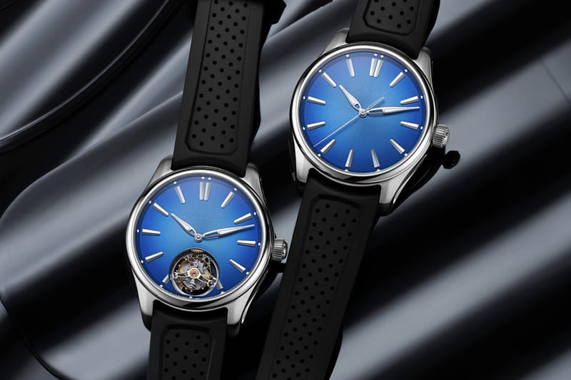 H. Moser & Cie. Debuts Two Pioneer Arctic Blue Timepieces in a New Case Size