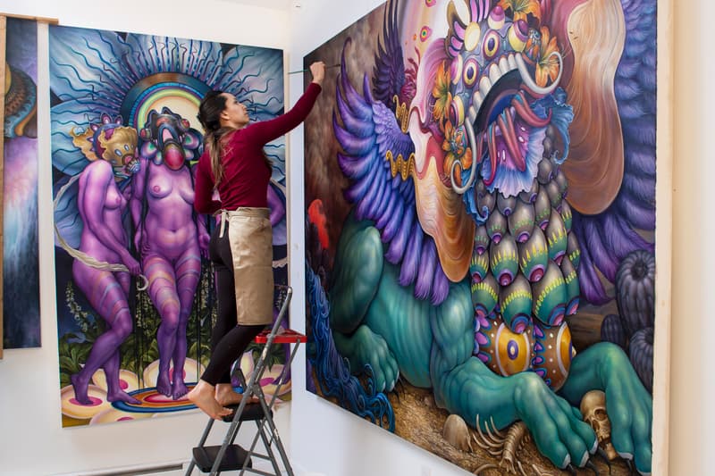 hannah yata the alchemy and the ecstasy allouche gallery exhibition new york city artworks paintings