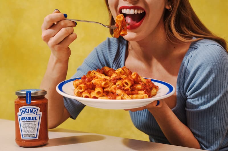 Heinz Absolut Vodka Vodka Pasta Sauce Collaboration Gigi Hadid food condiment Waitrose uk