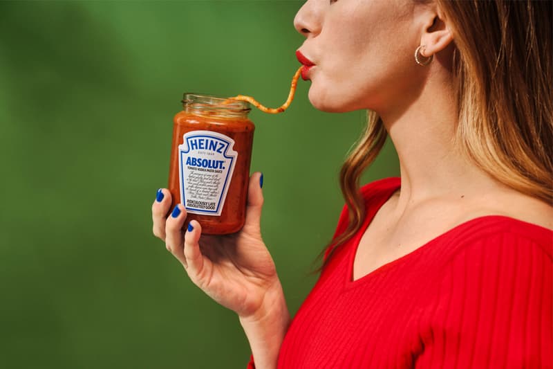 Heinz Absolut Vodka Vodka Pasta Sauce Collaboration Gigi Hadid food condiment Waitrose uk