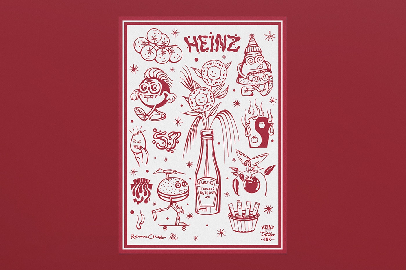 Heinz Red Tattoo Ink pigment ketchup soko electric ink non harmful ingredients news info 