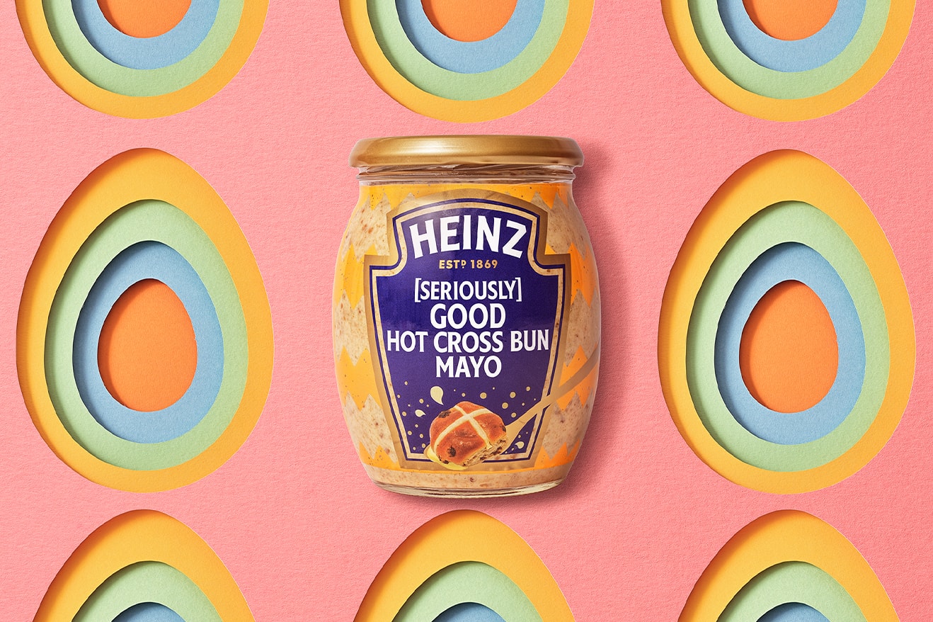 Heinz Good Hot Cross Bun Mayo Release Information details date easter mayonnaise condiment chocolate cinnamon