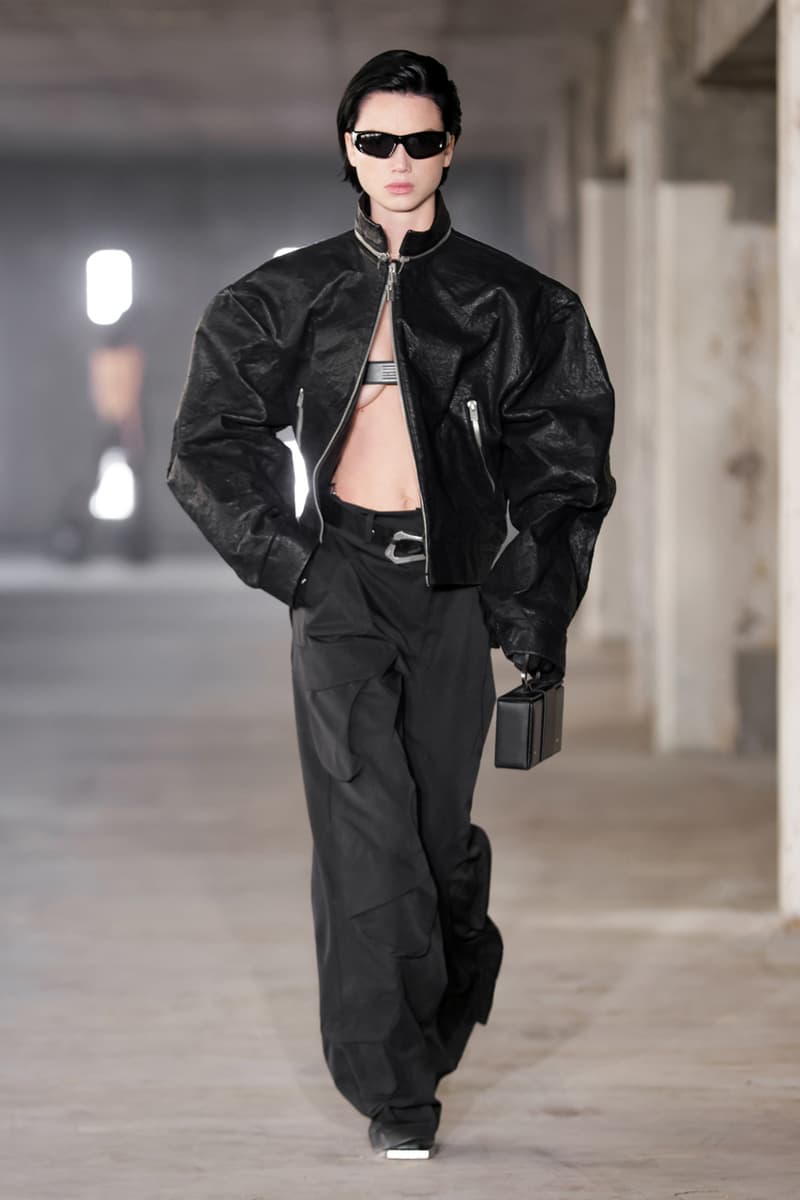 HELIOT EMIL Fall Winter 2023 Connected Forms Julius Victor Juul Danish Brand Paris Fashion Week FW23 Runway Show Collection Fire Model