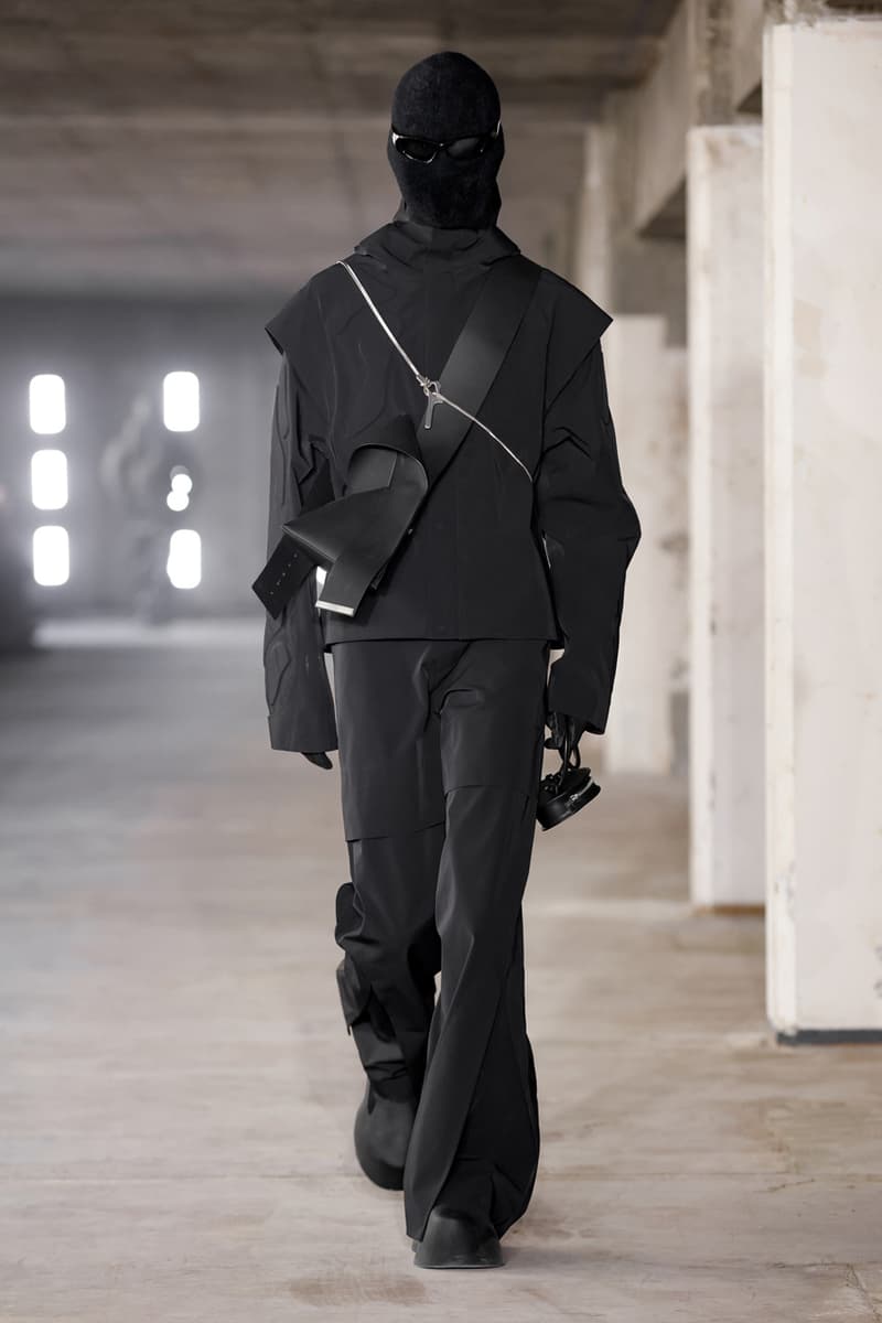 HELIOT EMIL Fall Winter 2023 Connected Forms Julius Victor Juul Danish Brand Paris Fashion Week FW23 Runway Show Collection Fire Model