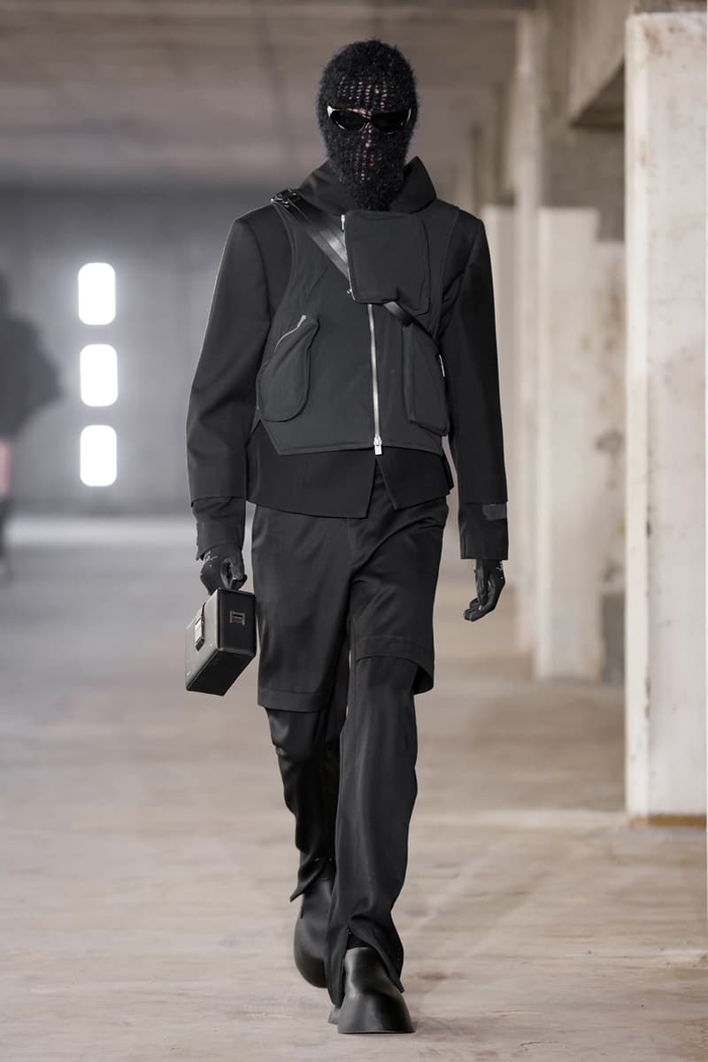 HELIOT EMIL Fall Winter 2023 Connected Forms Julius Victor Juul Danish Brand Paris Fashion Week FW23 Runway Show Collection Fire Model