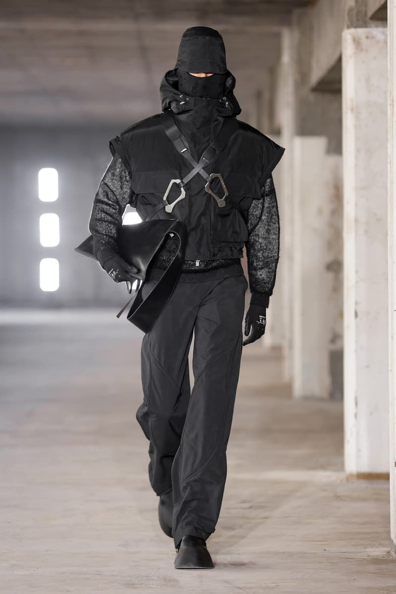 HELIOT EMIL Fall Winter 2023 Connected Forms Julius Victor Juul Danish Brand Paris Fashion Week FW23 Runway Show Collection Fire Model