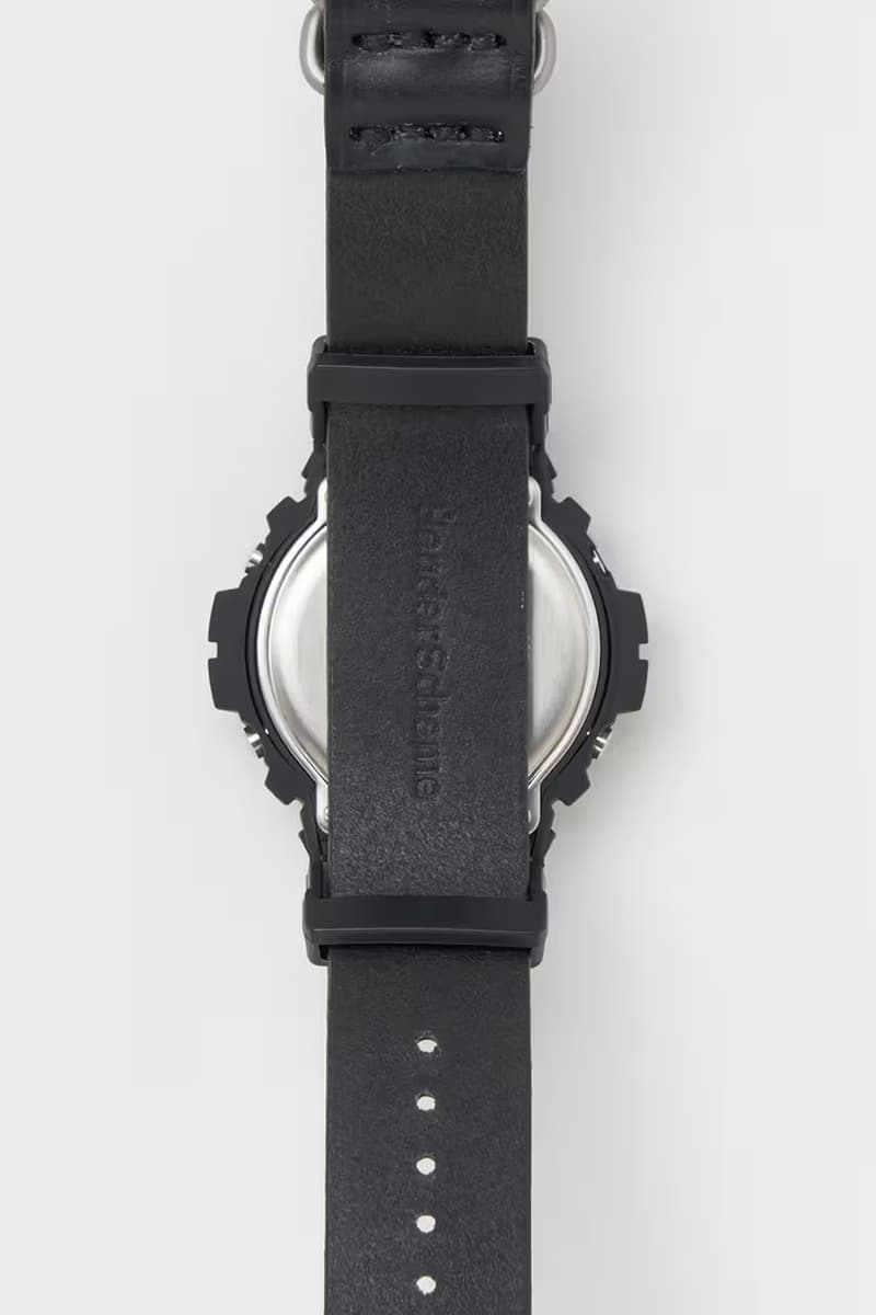 hender scheme casio g shock 6900 black bridle leather watch collaboration official release date info photos price store list buying guide