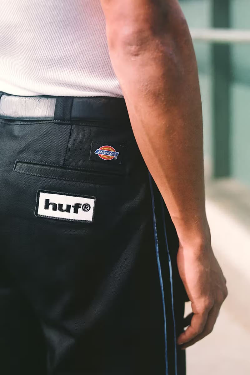 HUF Dickies collab keith hufnagel 90s eisenhower jacket track release info date price