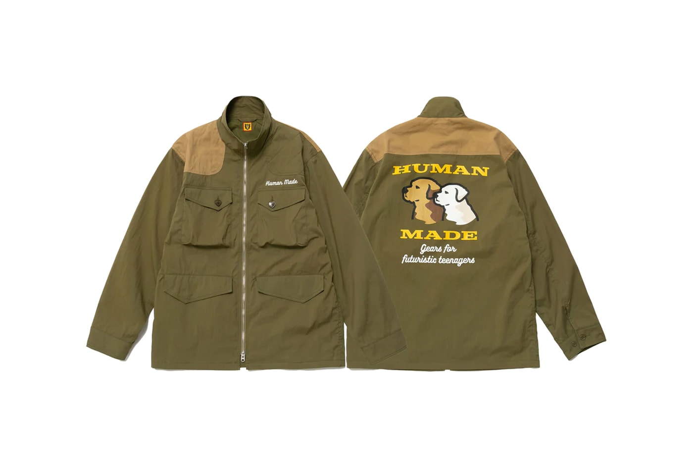Human Made hunting collection march 4 jacket vest pullover sweater vintage bags duck deer retriever release info date price