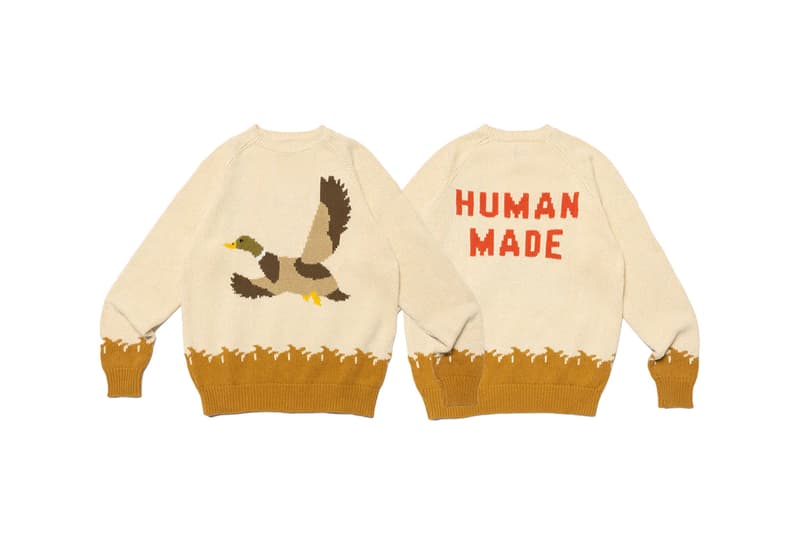 Human Made hunting collection march 4 jacket vest pullover sweater vintage bags duck deer retriever release info date price