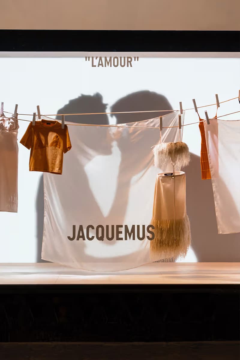 Closer Look at Jacquemus Pop-Up at the Galeries Lafayette in Paris simon porte jacquemus laundromta toaster photo booth flowers coffee