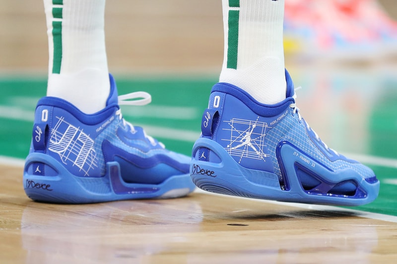 jayson tatum jordan tatum 1 blueprint pe photos blue white  