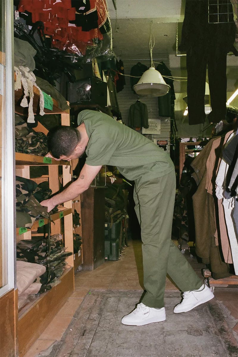 jjjjound reebok club c olive 27.0 ジョウンド