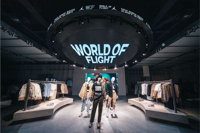 Jordan Brand World of Flight Shibuya Tokyo store opening Michael Jordan basketball retail sneakers footwear