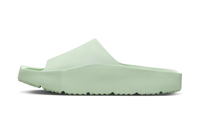 Jordan Hex Mule Surfaces in "Pistachio Frost"