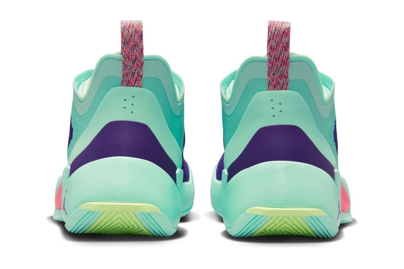The Jordan Luka 1 Arrives in an Easter-Ready Colorway easter DN1772-305 basketball shoes nba dallas mavericks no. 77 slovenia easter egg colors Mint Foam/Racer Pink/Court Purple