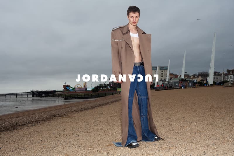 JORDANLUCA Spring Summer 2023 Campaign London Milan Brand Jordan Bowen Luca Marchetto British Seaside Beach