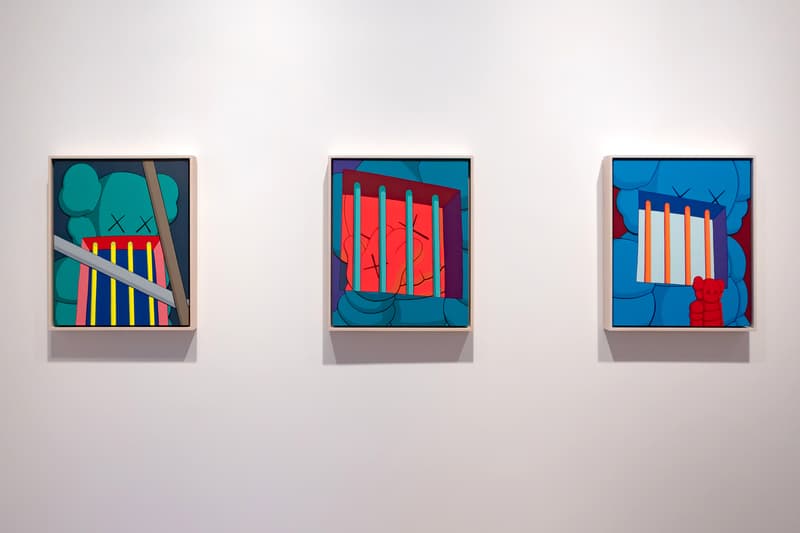 KAWS TIME OFF Exhibition Skarstedt Gallery Paris FR