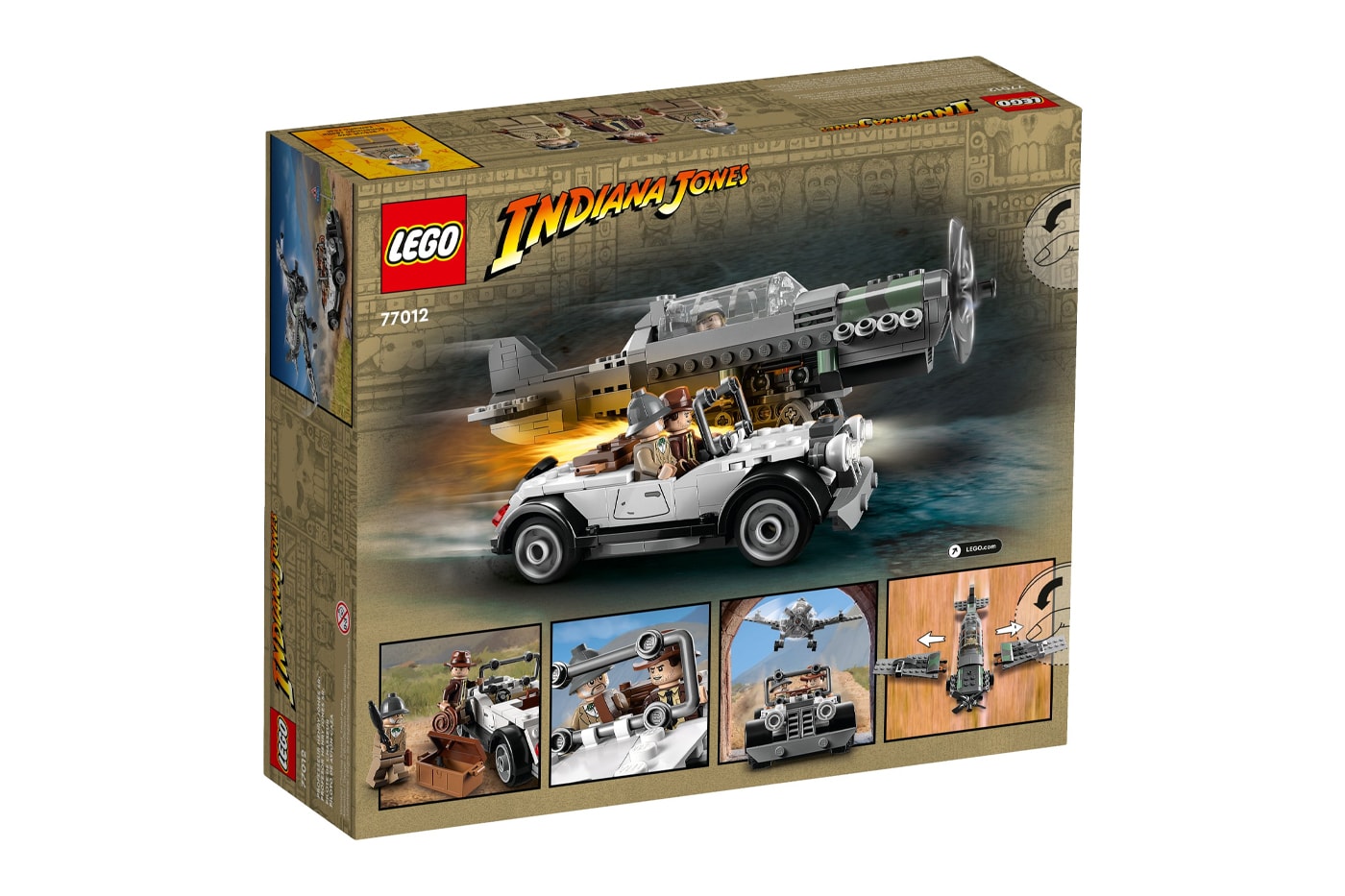  LEGO Indiana Jones Temple of The Golden Idol 77015 Building  Project for Adults, Iconic Raiders of The Lost Ark Movie Scene, Includes 4  Minifigures: Indiana Jones, Satipo, Belloq and a Hovitos