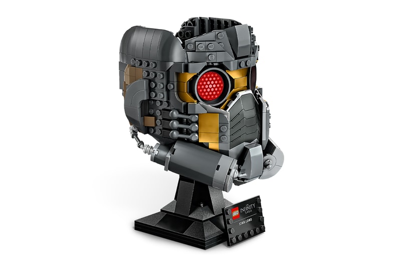 lego star lord helmet marvel guardians of the galaxy build nameplate 76251 release info