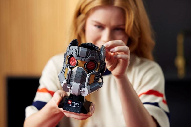 lego star lord helmet marvel guardians of the galaxy build nameplate 76251 release info