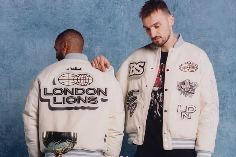 The London Lions and Emerging UK Brand Beautiful Struggles Unveil New Varsity Jacket