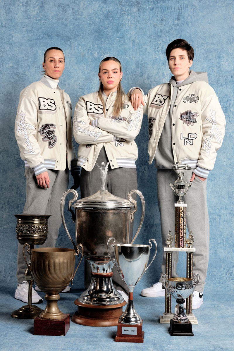 The London Lions Beautiful Struggles Collaboration Euro Varsity Jacket Danny Williams Basketball Football Soccer Sports 