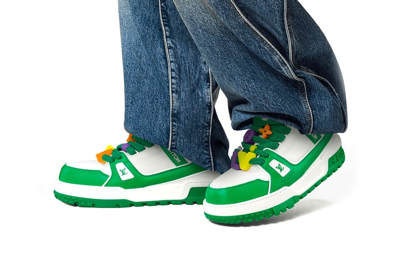 LV Trainer Maxi Sneaker Release Information 1AB8SI details Virgil Abloh footwear hype designer