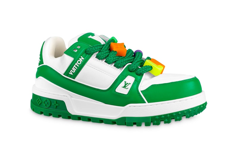 LV Trainer Maxi Sneaker Release Information 1AB8SI details Virgil Abloh footwear hype designer