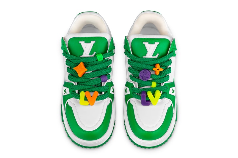 LV Trainer Maxi Sneaker Release Information 1AB8SI details Virgil Abloh footwear hype designer