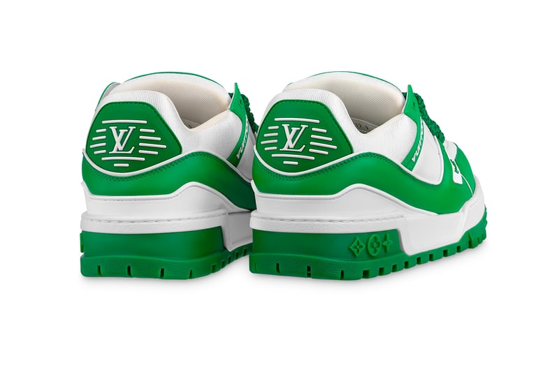 LV Trainer Maxi Sneaker Release Information 1AB8SI details Virgil Abloh footwear hype designer