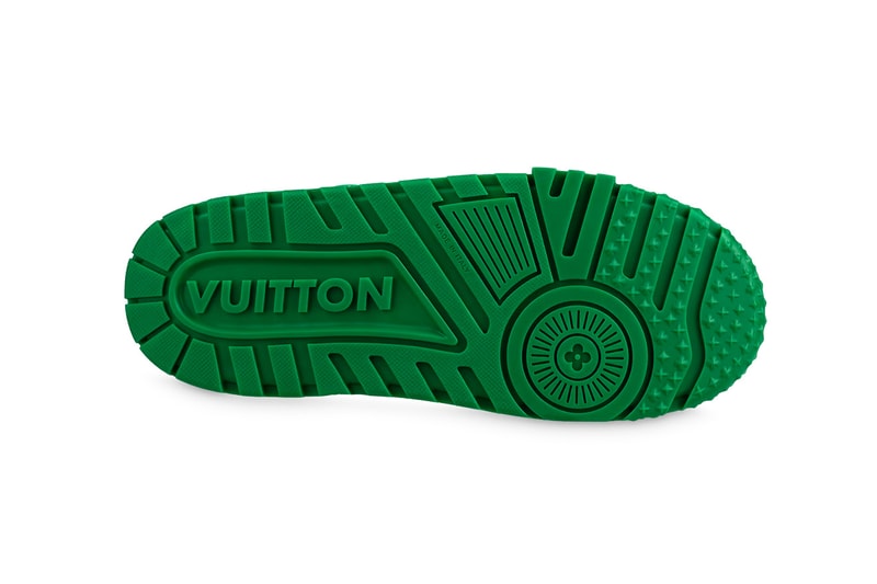 LV Trainer Maxi Sneaker Release Information 1AB8SI details Virgil Abloh footwear hype designer