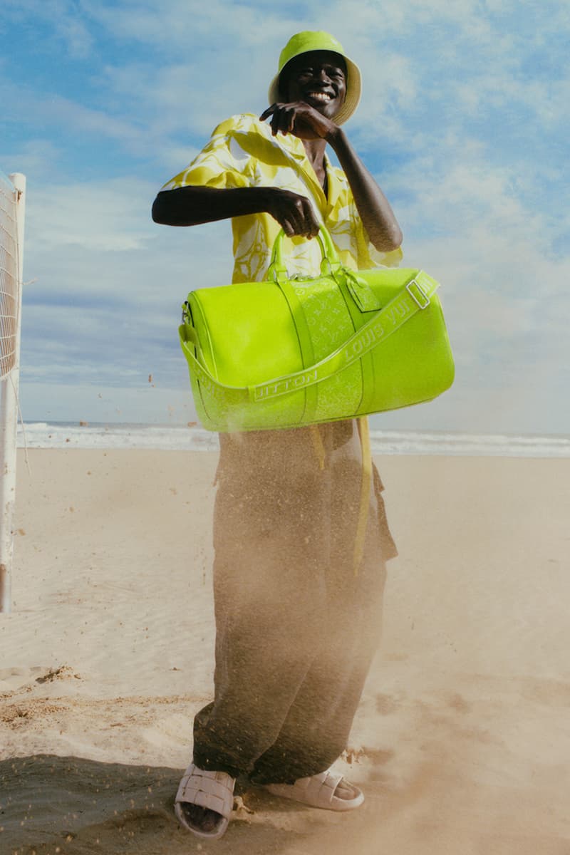 louis vuitton summer 2023 taigarama collection release date info store list buying guide photos price leathered goods duffle neon miami green optic white