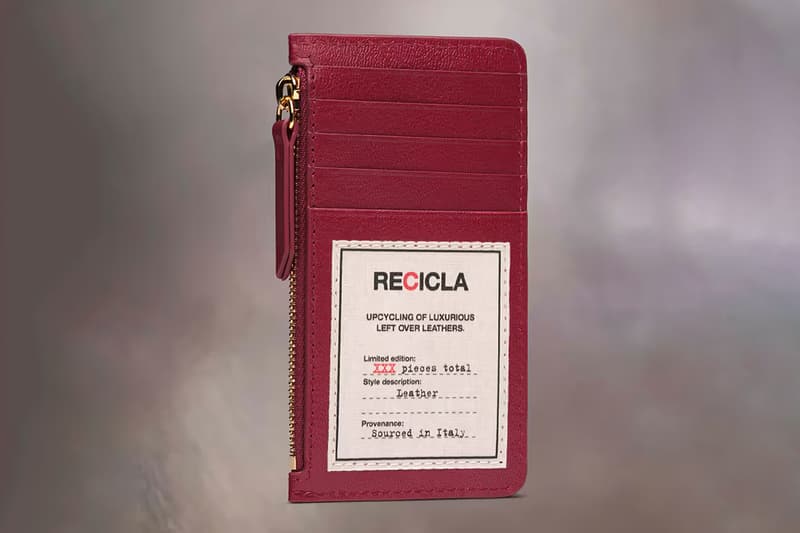 Maison Margiela Unveils Upcycled Leather Wallet Collection recicla luxurious leftover leathers accessories handbags chain wallets phone cases sustainability