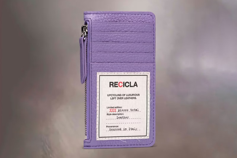 Maison Margiela Unveils Upcycled Leather Wallet Collection recicla luxurious leftover leathers accessories handbags chain wallets phone cases sustainability
