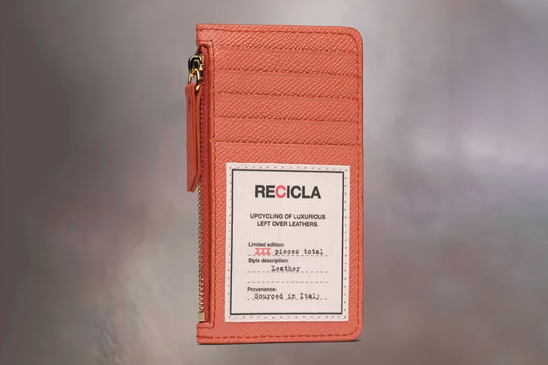 Maison Margiela Unveils Upcycled Leather Wallet Collection recicla luxurious leftover leathers accessories handbags chain wallets phone cases sustainability