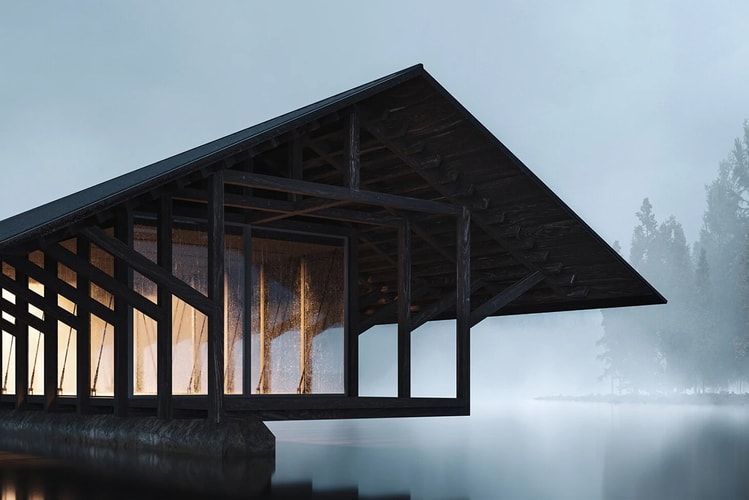 Designer Marc Thorpe's Crystal Lake Pavilion Is a Floating Fortress of Solitude
