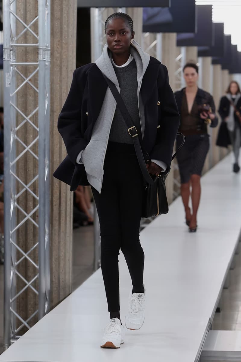 Miu Miu Fall Winter 2023 FW23 Paris Fashion Week FW23 Miuccia Prada Collection Runway Show Mens Womenswear Luxury Brand Emma Corrin