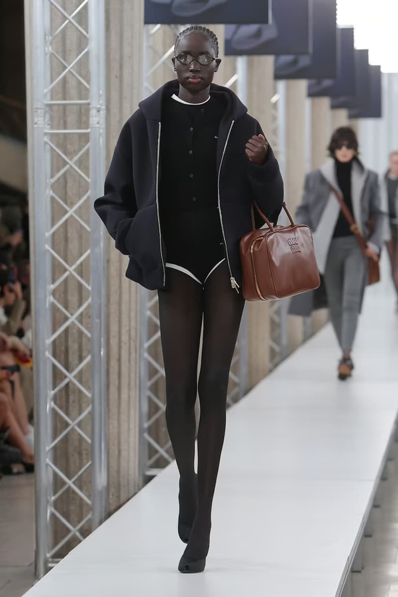 Miu Miu Fall Winter 2023 FW23 Paris Fashion Week FW23 Miuccia Prada Collection Runway Show Mens Womenswear Luxury Brand Emma Corrin 