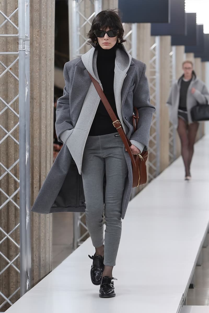 Miu Miu Fall Winter 2023 FW23 Paris Fashion Week FW23 Miuccia Prada Collection Runway Show Mens Womenswear Luxury Brand Emma Corrin