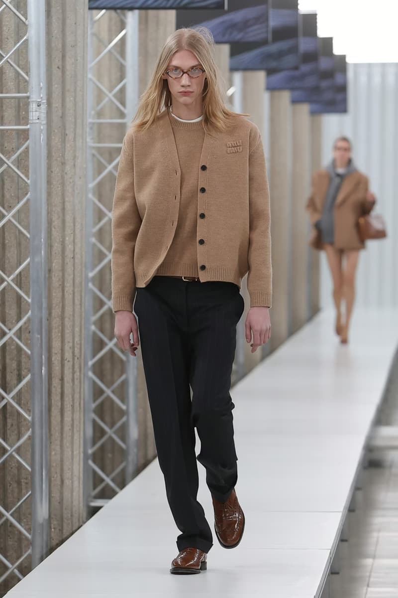 Miu Miu Fall Winter 2023 FW23 Paris Fashion Week FW23 Miuccia Prada Collection Runway Show Mens Womenswear Luxury Brand Emma Corrin 