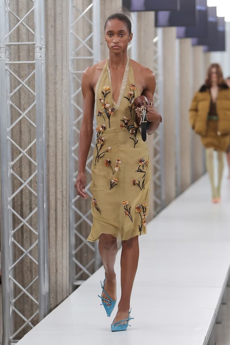 Miu Miu Fall Winter 2023 FW23 Paris Fashion Week FW23 Miuccia Prada Collection Runway Show Mens Womenswear Luxury Brand Emma Corrin