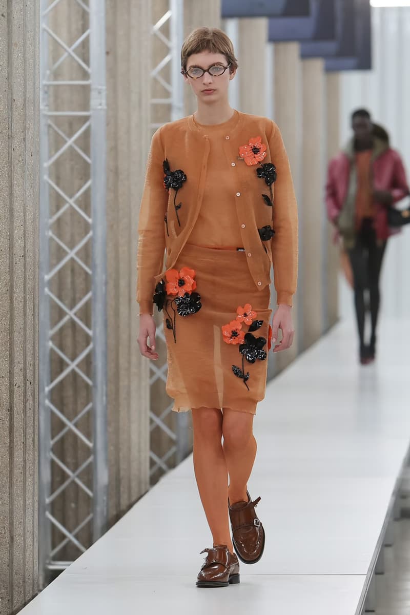 Miu Miu Fall Winter 2023 FW23 Paris Fashion Week FW23 Miuccia Prada Collection Runway Show Mens Womenswear Luxury Brand Emma Corrin 