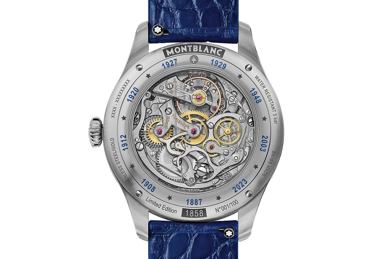 Montblanc Watches & Wonders 2023 Releases 1858 0 Oxygen The 8000 1858 Iced Sea Limited-Edition Coffret Iced Sea Grey Dial Unveiled Secret Minerva Monopusher Chronograph  Unveiled Timekeeper Minerva