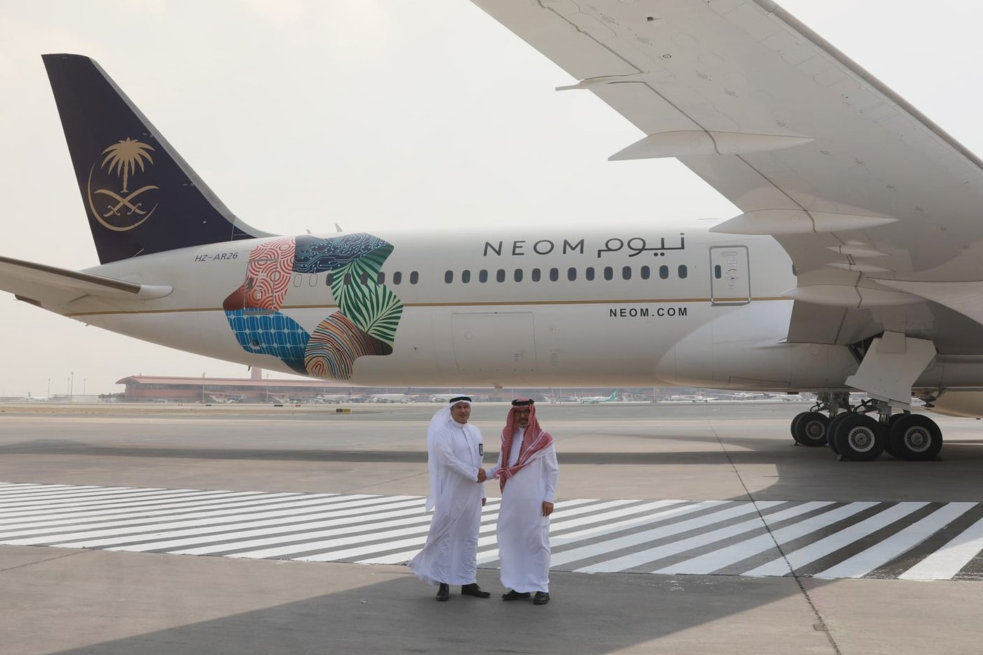 NEOM airlines Saudi Arabia gigacity 2024 mohammed bin salman sindalah oxagon the line trojena airport news info