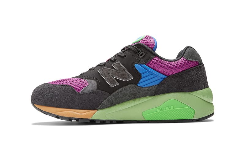 New Balance 580 Arrives in "Grey Multi" MT580HSC and "Blue Multi" MT580HSB release info sneakers roll bar stabilziation spring summer 2023 running shoes casual ss23