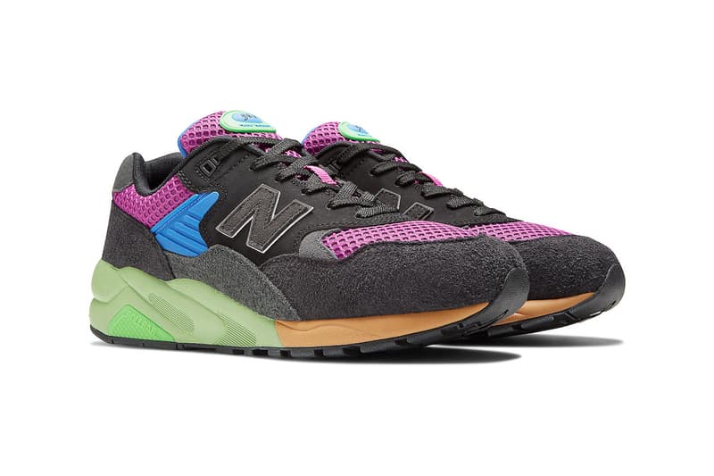 New Balance 580 Arrives in "Grey Multi" MT580HSC and "Blue Multi" MT580HSB release info sneakers roll bar stabilziation spring summer 2023 running shoes casual ss23