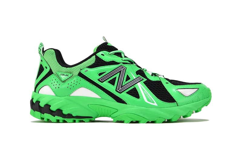New Balance 610 neon green black all purpose trail shoe release info date price