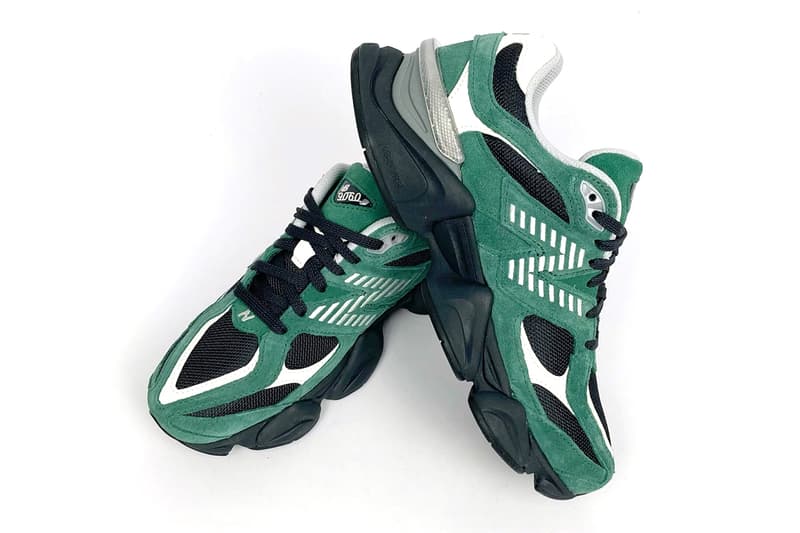 New Balance 90 60 pine green silver cream suede abzorb sbs release info date price